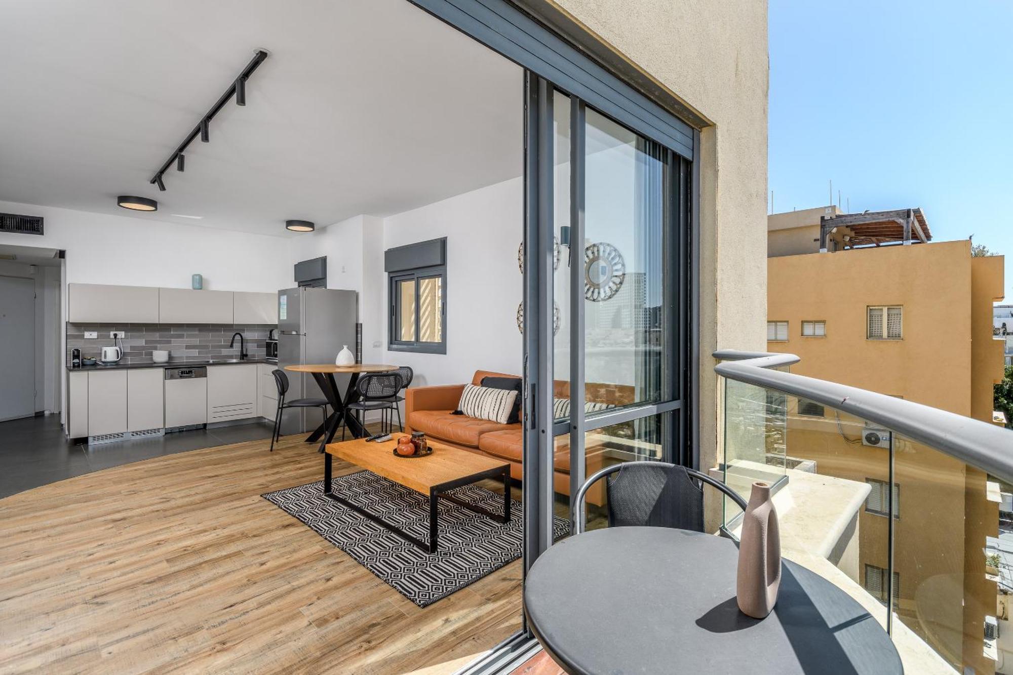 特拉维夫Modern & Sunny 1 Bdr W Balcony And Parking公寓 外观 照片