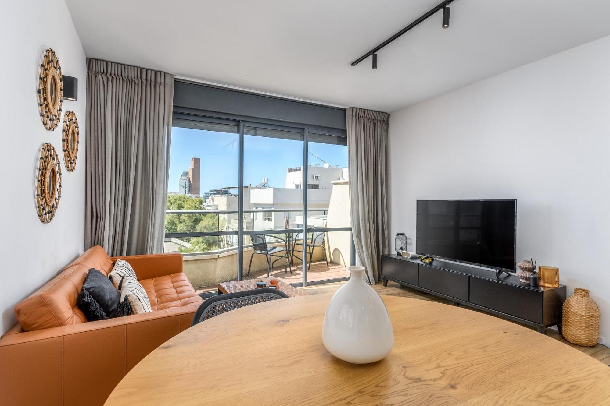 特拉维夫Modern & Sunny 1 Bdr W Balcony And Parking公寓 外观 照片